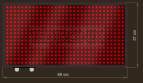  LED Grafische display XTG20-204-ZX   32x16=512px  69cm x 37cm    