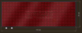 LED Grafische display XTG23-206-ZX   48x16=768px  114cm x 41cm