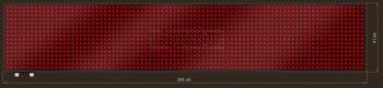 LED Grafische display XTG23-211-ZX   88x16=1408px  205cm x 41cm