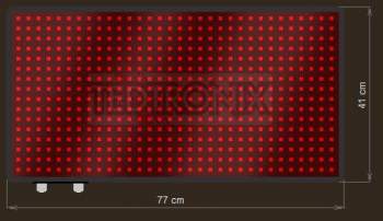 LED Text Display XTT23-204-ZX   32x16=512px  77cm x 41cm