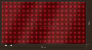 LED Grafische display XTG20-408-ZX   64x32=2048px  134cm x 69cm