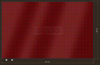 LED Grafische display XTG20-508-ZX   64x40=2560px  134cm x 85cm