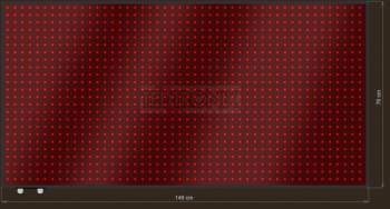 LED Grafische display XTG30-306-ZX   48x24=1152px  149cm x 76cm