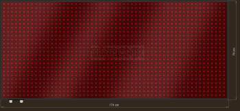 LED Grafische display XTG30-307-ZX   56x24=1344px  174cm x 76cm