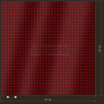 LED Grafische display XTG30-404-ZX   32x32=1024px  101cm x 101cm