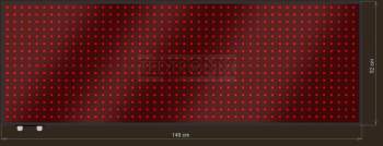 LED Text Display XTT30-206-ZX   48x16=768px  149cm x 52cm